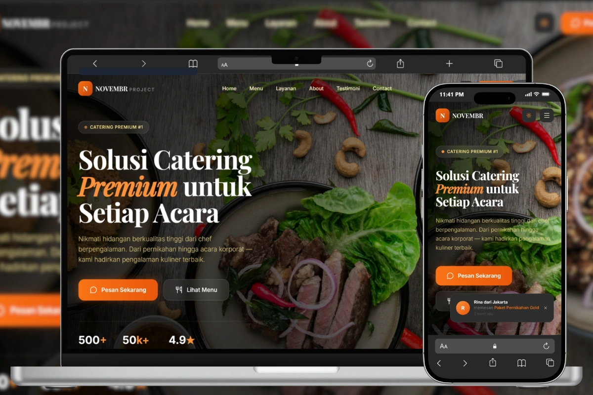 Website Coming Soon - Culinary