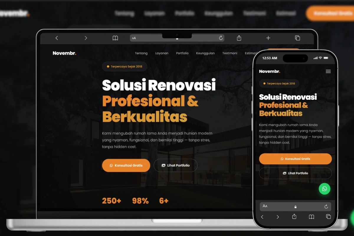 Website Coming Soon - Renovation